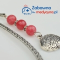 Zakładka medyczna do książki MÓZG rodonit, zakładka dla neurologa, zakładka student medycyny, zakładka dla psycholog, medyczne zakładki do książki psychiatra, zakładka z mózgiem kamień naturalny hit prezent Walentynki