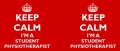 Kubek z serii Keep Calm I'm a Future Physiotherapist. Kubek dla przyszłego fizjoterapeuty, gadżet dla studenta fizjoterapii.