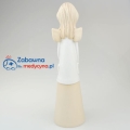 Duży ceramiczny anioł dla lekarki (długie włosy)