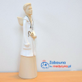 Duży ceramiczny anioł pan ortopeda, anioł ortopeda, ceramiczny anioł dla ortopedy, figurka dla ortopedy, prezent dla ortopedy, podziękowanie dla ortopedy