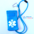 Etui na telefon dla medyka, etui z eskulapem, etui ze znakiem medycznym, pokrowiec na telefon dla medyka.