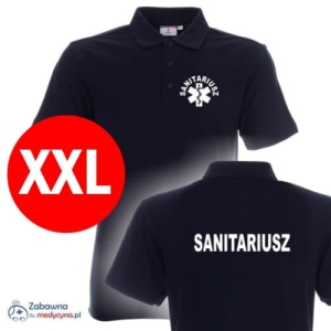  BAZAREK - Polo męskie SANITARIUSZ eskulap