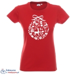 Koszulka świąteczna - BOMBKA damska