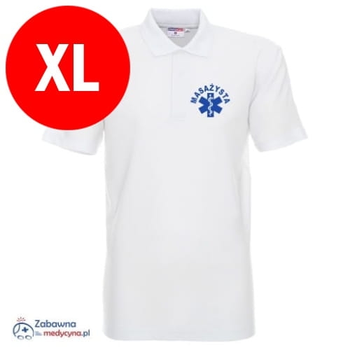 Polo męskie MASAŻYSTA eskulap