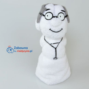 Mały ręcznik "zwijak" Lekarz na emeryturze