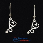 STETOSKOP SERDUSZKO kolczyki lekarki na prezent srebro 925