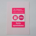 Karta upominkowa 200 zł, prezent dla medyka, kartka prezentowa