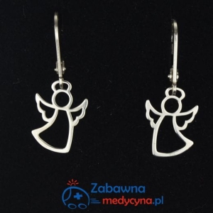ANIOŁEK kolczyki dla kobiet srebro 925