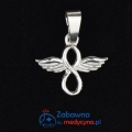Zawieszka ANIOŁ NIESKOŃCZONOŚĆ srebro 925