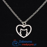 Naszyjnik KOTEK srebro 925