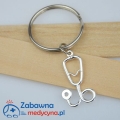 brelok stetoskop lekarski 3d-brelok fonendoskop lekarski- brelok słuchawka lekarska student medycyny-brelok student weterynarii tani prezent-hit studentka medycyny sesja- studentka weterynarii upominek tani- brelok ze stetoskopem