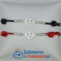 serce EKG-linia życia-bransoletka z linią życia-prezent dla medyka-studentka medycyny-ratowniczka-pielęgniarka-doktor- lekarz-kardiologia-anatomia-gadżet medyczny-prezent EKG srebro 925