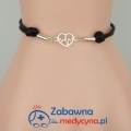 serce EKG-linia życia-bransoletka z linią życia-prezent dla medyka-studentka medycyny-ratowniczka-pielęgniarka-doktor- lekarz-kardiologia-anatomia-gadżet medyczny-prezent EKG srebro 925