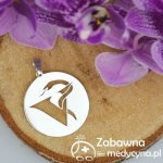 Zawieszka duży Symbol Weterynarii (srebro 925)