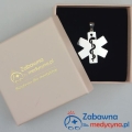 Zawieszka duża symbol ESKULAP (srebro 925)