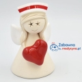 Anioł dla położnej z sercem bez kropek