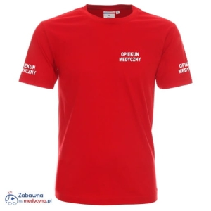 BAZAREK - Koszulka męska OPIEKUN MEDYCZNY standard