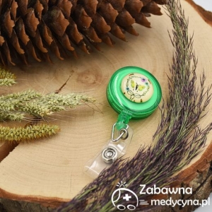 Brelok medyczny rozciągany optymista - motyl