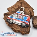 Brelok odblaskowy - karetka