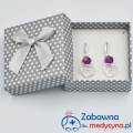 Kolczyki KOTEK Swarovski różowy srebro 925 kot kotek kolczyki kotek kocie kolczyki prezent dla studentki weterynarii biżuteria z kotem kocie kolczyki z kotem kolczyki kotek serce kotek kolczyki swarovski różowy ciemnoróżowy biżuteria kociary 2022