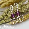Kolczyki KOTEK Swarovski różowy srebro 925 kot kotek kolczyki kotek kocie kolczyki prezent dla studentki weterynarii biżuteria z kotem kocie kolczyki z kotem kolczyki kotek serce kotek kolczyki swarovski Mama różowy ciemnoróżowy biżuteria kociary 2022