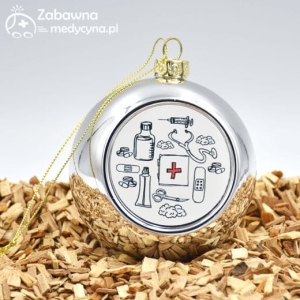 Bombka srebrna NIEZBĘDNIK medyczny