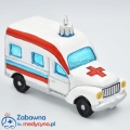 Bombka ratownika KARETKA, bombka, medyczna bombka, medyk bombka, bombki medyczne, bombka doktor, bombka lekarz, Boże Narodzenie, prezent dla lekarza, prezent dla ratownika, bombka ambulans, bombka karetka, choinka ratownik, choinka lekarz