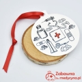 Bombka NIEZBĘDNIK medyczny, bombka, bombki, bombki nie szklane, medyczne święta, choinka, na choinkę, na oddział szpitalny, przychodnia, do przychodni, Boże Narodzenie, medyczne Boże Narodzenie, bombka medyczna