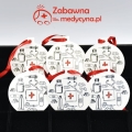 Bombka NIEZBĘDNIK medyczny, bombka, bombki, bombki nie szklane, medyczne święta, choinka, na choinkę, na oddział szpitalny, przychodnia, do przychodni, Boże Narodzenie, medyczne Boże Narodzenie, bombka medyczna