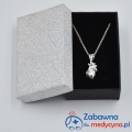 Naszyjnik - SERCE ANATOMICZNE srebro 925, naszyjnik serce anatomiczne, serce anatomiczne biżuteria, serce srebro 925, srebro 925, biżuteria medyczna, srebrna biżuteria, biżuteria dla medyka, kardiolog prezent, zdana sesja z anatomii, studentka medycyny