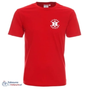 BAZAREK - Koszulka męska OPIEKUN MEDYCZNY eskulap
