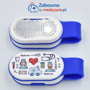 Latarka LED z magnesem ZABAWNA MEDYCYNKA