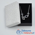 Bransoletka stetoskop 3D i SWAROVSKI crystal srebro 925-prezent lekarka-prezent Weterynarz-prezent ratowniczka-stetoskop-stetoskopem-stetoskop3d-stetoskop ze srebra próby 925-fajny stetoskop-stetoskop 2022