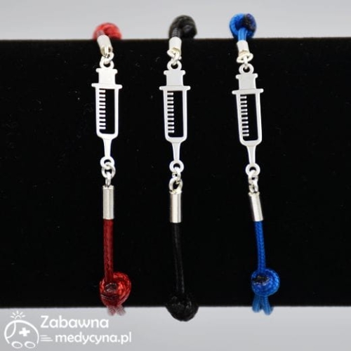 bransoletka pielęgniarka hit bransoletka strzykawka tanio nie czepek pielęgniarski strzykawka ze srebra 925 bransoletka ze strzykawką hit bransoletka medyczna prezent dla ratowniczki studentka pielęgniarstwa studentka ratownictwa