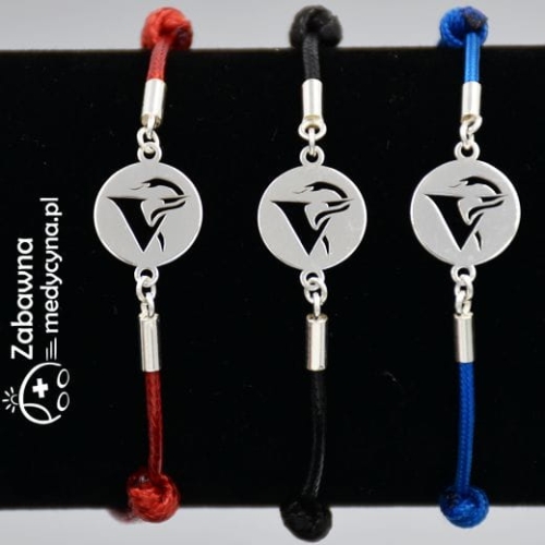 Bransoletka symbol weterynarii srebro 925 wet vet weterynarz weterynaria weterynaryjny student weterynarii studentka weterynarii prezent dla Pani weterynarz biżuteria weterynaryjna podziękowania dla weterynarza super prezent hit fajny