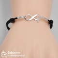 bransoletka dla pielęgniarki-medyk nieskończoność-znak nieskończoności medycyny-linia życia nieskończoność-śmierć- serce 2022-krew 2022-ratownik-ratownictwo-lekarka-doktor prezent-medic prezent