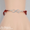 bransoletka dla pielęgniarki-medyk nieskończoność-znak nieskończoności medycyny-linia życia nieskończoność-śmierć- serce 2022-krew 2022-ratownik-ratownictwo-lekarka-doktor prezent-medic prezent