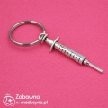Brelok strzykawka-brelok pielęgniarski-brelok pielegniarski fajny-strzykawka termometr pulsoksymetr narzędzia medyczne-ratownik pielęgniarka opiekunka opiekun -studentka pielęgniarstwa student pielęgniarstwa studentka ratownictwa