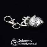 Brelok anatomiczny SERCE anatomiczne karabinek