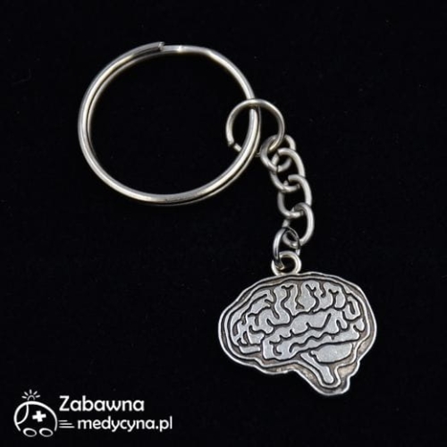 Brelok mózg fajny brelok medyczny prezent student medycyny studentka medycyny ratownictwo anatomia gadżety medyczne anatomia mózg mózgiem brelok z mózgiem brelok anatomiczny studentka pielęgniarstwa studentka ratownictwa hit super