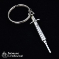 Brelok strzykawka-brelok pielęgniarski-brelok pielegniarski fajny-strzykawka termometr pulsoksymetr narzędzia medyczne-ratownik pielęgniarka opiekunka opiekun -studentka pielęgniarstwa student pielęgniarstwa studentka ratownictwa
