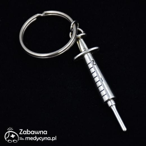 Brelok strzykawka-brelok pielęgniarski-brelok pielegniarski fajny-strzykawka termometr pulsoksymetr narzędzia medyczne-ratownik pielęgniarka opiekunka opiekun -studentka pielęgniarstwa student pielęgniarstwa studentka ratownictwa
