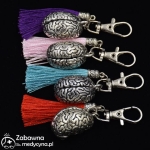 Brelok dla medyka MÓZG z kolorowym chwostem