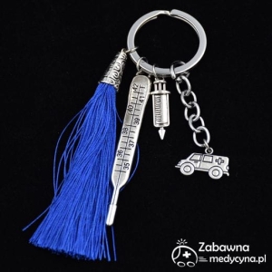 Brelok dla ratownika z chwostem na prezent