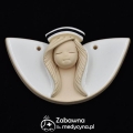 Mała ceramiczna pielęgniarka ze skrzydełkami