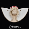 ceramiczna położna ze skrzydełkami, aniołek położna, anioł położna, figurka położna, figurka dla położnej, pomysł na prezent dla położnej, prezent dla położnej, upominek dla położnej, podziękowanie dla położnej,