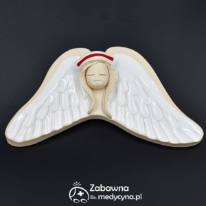 Ceramiczna średnia położna na skrzydłach (haczyk)
