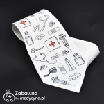 Krawat na medyczny ślub NIEZBĘDNIK MEDYCZNY