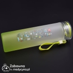 ZABAWNA MEDYCYNKA butelka szklana eko medyk-jasnozielona