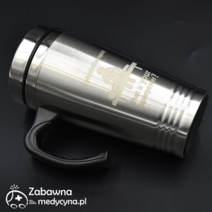 Kubek termiczny z grawerem FIZJOTERAPEUTA SUPERPOWER